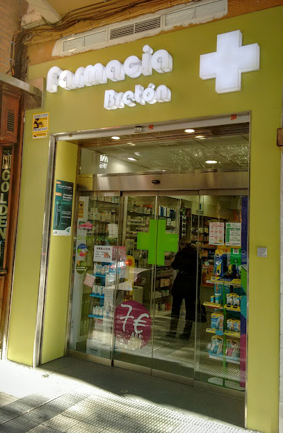 Farmacia Bretón  Farmacia en Zaragoza 